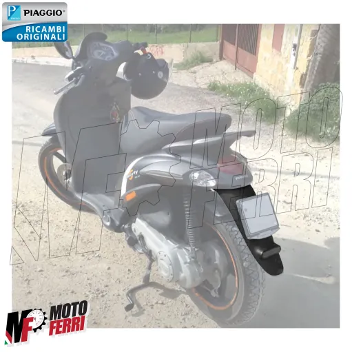 MF8513 Parafango Portatarga Posteriore Piaggio Liberty / RST / S 50 1997 - 2008