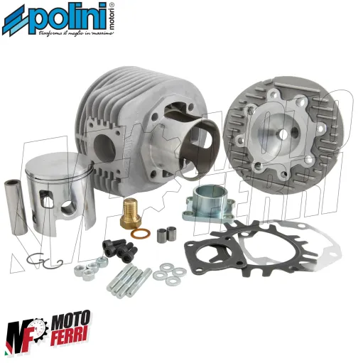 MF8523 Cilindro Polini Alluminio 187cc Dm 63 Corsa 60 per Vespa PX 125 150