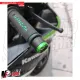 MF7051 Stabilizzatori Manubrio Barracuda B-Lux Verde Nero CNC Universale Moto