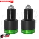 MF7051 Stabilizzatori Manubrio Barracuda B-Lux Verde Nero CNC Universale Moto