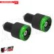 MF7051 Stabilizzatori Manubrio Barracuda B-Lux Verde Nero CNC Universale Moto