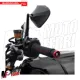 MF2497 Stabilizzatori Manubrio Barracuda B-Lux Rosso Nero CNC Universale Moto