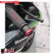 MF2497 Stabilizzatori Manubrio Barracuda B-Lux Rosso Nero CNC Universale Moto