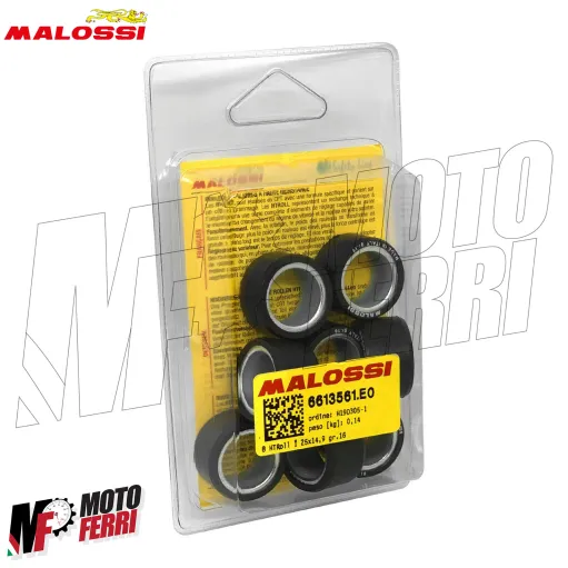 MF1623 Rulli Massette Grammi 16 Malossi Variatore Yamaha TMax 500 530 560 CC