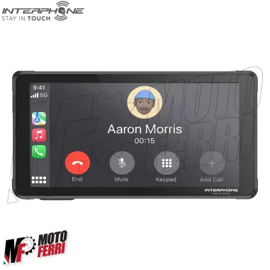 MF8534 Carplay Interphone RideSync display touch 5.5 Android Apple Moto Scooter