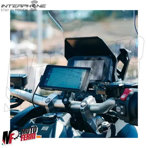 MF8534 Carplay Interphone RideSync display touch 5.5 Android Apple Moto Scooter