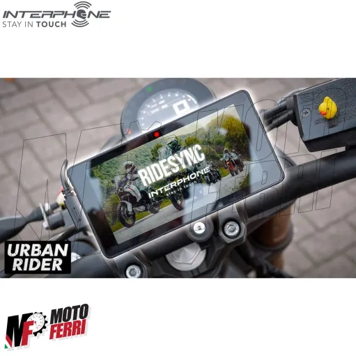 MF8534 Carplay Interphone RideSync display touch 5.5 Android Apple Moto Scooter