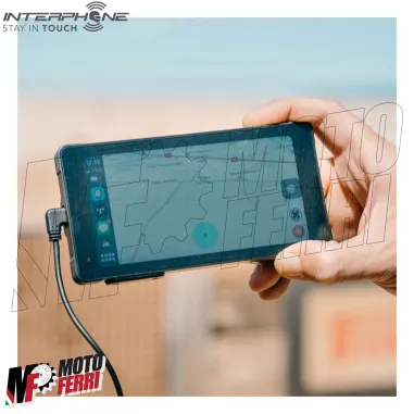 MF8534 Carplay Interphone RideSync display touch 5.5 Android Apple Moto Scooter