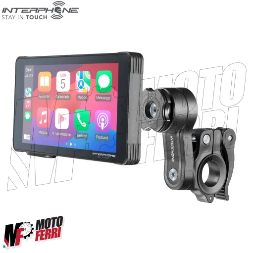 MF8534 Carplay Interphone RideSync display touch 5.5 Android Apple Moto Scooter