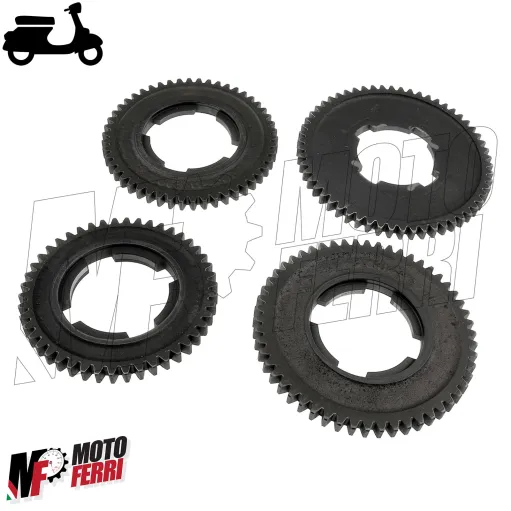MF8535 Kit Ingranaggi Cambio 4 Velocita Vespa 50 125 Special ET3 Primavera PK