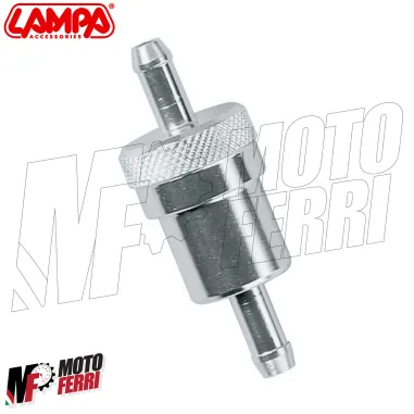 MF8541 Filtro Benzina Racing 8mm Lampa Apribile Metallo Moto Scooter Universale