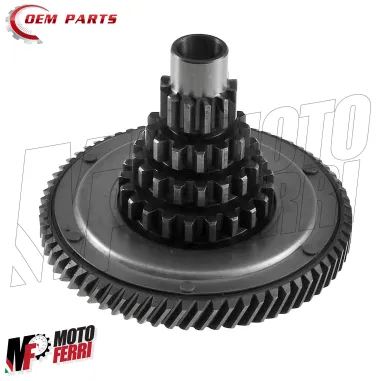 MF8543 Ingranaggio Albero Cambio Completo Z 12 13 17 21 - Z 68 Vespa PX 125 150
