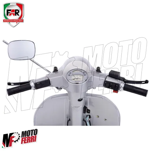 MF8545 Specchietto Regolabile SX / DX Cromato Vespa Special ET3 Primavera PX PE