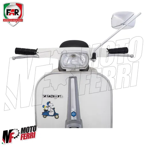 MF8545 Specchietto Regolabile SX / DX Cromato Vespa Special ET3 Primavera PX PE