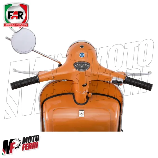 MF8551 Specchietto Regolabile SX / DX Cromato Vespa Special ET3 Primavera PX PE