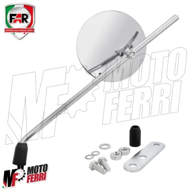 MF8551 Specchietto Regolabile SX / DX Cromato Vespa Special ET3 Primavera PX PE
