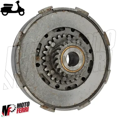 MF8567 Frizione 7 Molle Completa Pignone Z 21 per Vespa PX PE 200 Large Frame