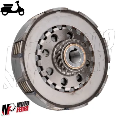 MF8568 Frizione 8 Molle Completa Pignone Z 21 per Vespa PX 125 150 a disco