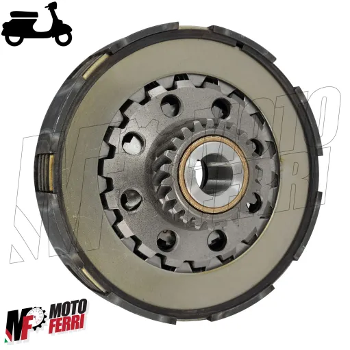MF8569 Frizione 8 Molle Completa Pignone Z 23 per Vespa PX PE 200 a Disco