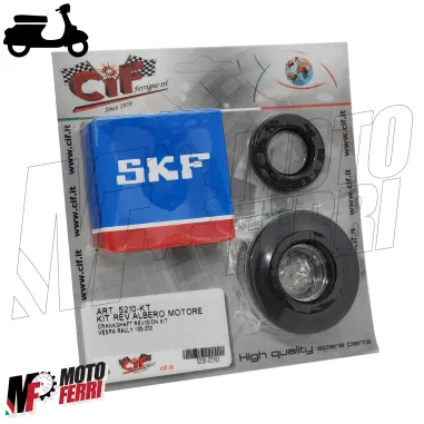 MF8574 Kit Revisione Albero Motore Cuscinetti Paraoli Vespa Rally 180 200