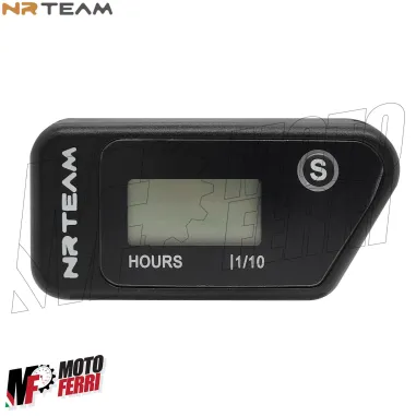 MF1030 Contaore Cross Motard Enduro NRTeam Wireless Senza Fili Digitale Nero