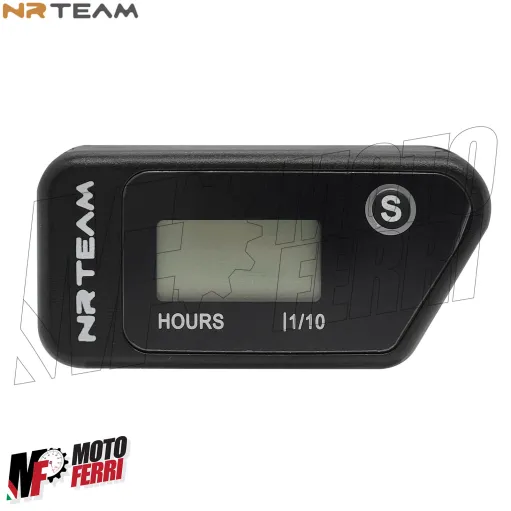 MF1030 Contaore Cross Motard Enduro NRTeam Wireless Senza Fili Digitale Nero