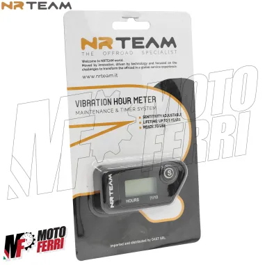 MF1030 Contaore Cross Motard Enduro NRTeam Wireless Senza Fili Digitale Nero