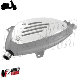 MF8615 Terminale Cromato Marmitta Vespa GTS 300 Super 2008 / 2020 - Acciaio Inox 2
