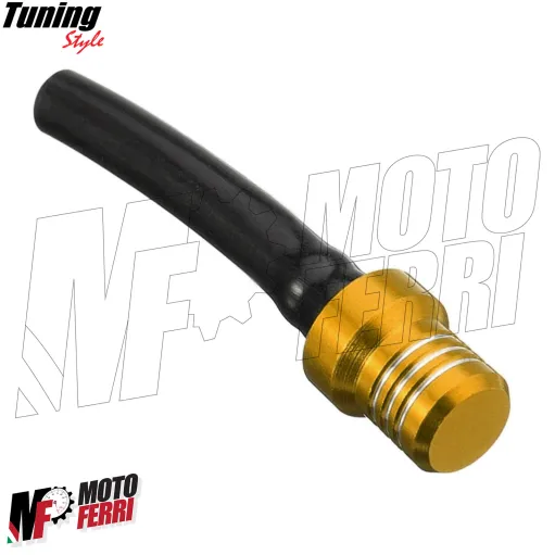 MF6306 Valvola Sfiato Serbatoio Benzina CNC Oro per Moto Cross Enduro Motard