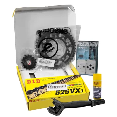 MF8637 Kit Trasmissione DID Yamaha Tracer 9 Corona 45 Pignone 16 da 2021 a 2024