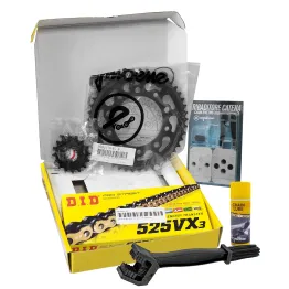 MF8637 Kit Trasmissione DID Yamaha XSR 900 2022-2023 Corona 45 Pignone 16 Catena