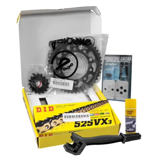 MF8637 Kit Trasmissione DID Yamaha XSR 900 2022-2023 Corona 45 Pignone 16 Catena