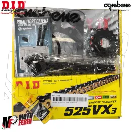 MF8637 Kit Trasmissione DID Yamaha XSR 900 2022-2023 Corona 45 Pignone 16 Catena 2