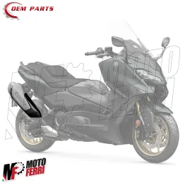 MF2459 Protezione Copri Marmitta Nero Lucido Yamaha TMax 530 560 da 2017 a 2026 2