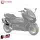 MF2459 Protezione Copri Marmitta Nero Lucido Yamaha TMax 530 560 da 2017 a 2026