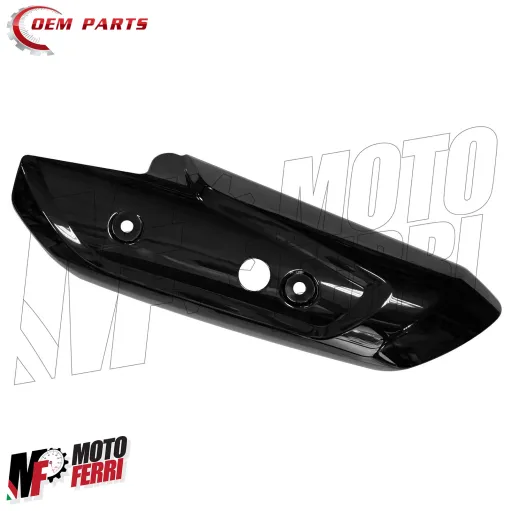 MF2459 Protezione Copri Marmitta Nero Lucido Yamaha TMax 530 560 da 2017 a 2026