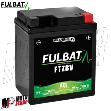 MF8647 Batteria Gel FulBat YTZ8V per Yamaha XMax 125 / 300 / 400 mod 2017-2025