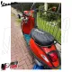 MF5356 Coprisella Impermeabile Nero per Vespa GTS Super Primavera Sprint LX S PX
