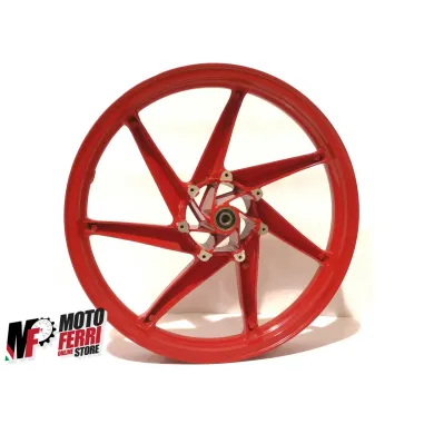 MF1586 - CERCHIO ANTERIORE ROSSO 1.85x16 APRILIA AF1 50 1989 GRIMECA AP8208172