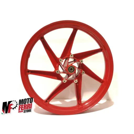 MF1586 - CERCHIO ANTERIORE ROSSO 1.85x16 APRILIA AF1 50 1989 GRIMECA AP8208172