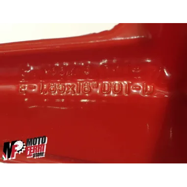 MF1586 - CERCHIO ANTERIORE ROSSO 1.85x16 APRILIA AF1 50 1989 GRIMECA AP8208172