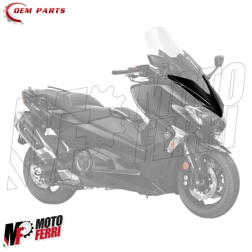 MF8657 Carena Scudo Anteriore Yamaha TMax 530 2017 2018 2019 SX DX Nero Lucido