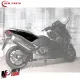 MF8658 Carena Posteriore Destra Yamaha TMax 530 SX DX 2017/2019 Nero Lucido