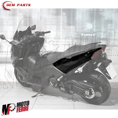 MF8659 Carena Posteriore Sinistra Yamaha TMax 530 SX DX 2017/2019 Nero Lucido