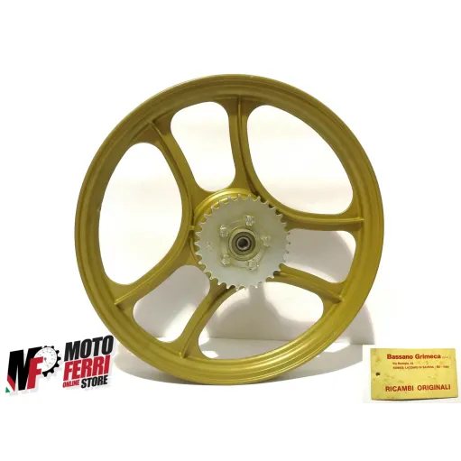 MF1587 - CERCHIO POSTERIORE ORO 1.60x16 CORONA Z 30 MALAGUTI NEW DRIBBLING