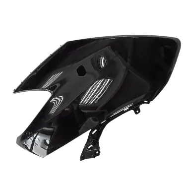 MF8665 Carena Anteriore Sinistra Yamaha TMax 530 - 2017 2018 2019 Nero Lucido