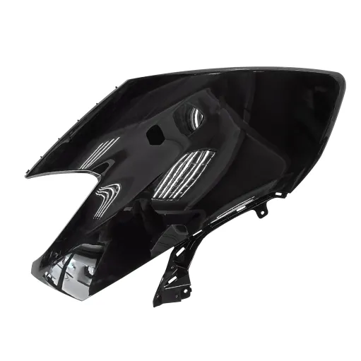 MF8665 Carena Anteriore Sinistra Yamaha TMax 530 - 2017 2018 2019 Nero Lucido
