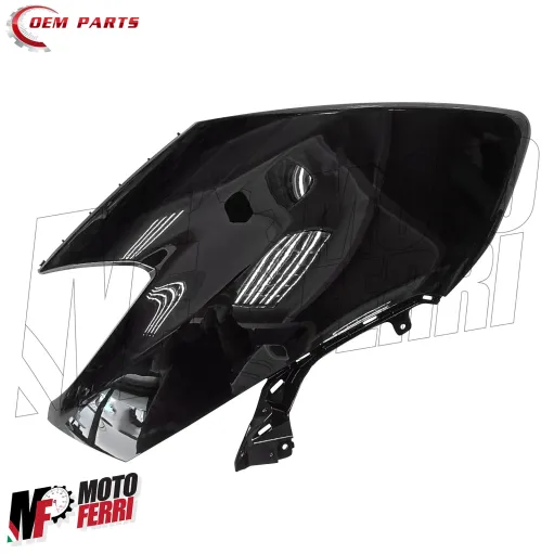 MF8665 Carena Anteriore Sinistra Yamaha TMax 530 - 2017 2018 2019 Nero Lucido