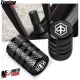 MF8669 Tappi Copri Valvola Nero CNC Piaggio Beverly Medley Liberty MP3 Zip NRG