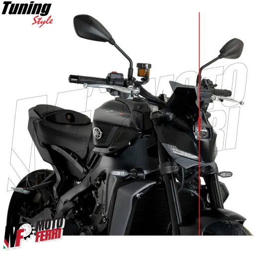MF8670 Cupolino Sport Yamaha MT-09 / SP 2024 2025 - Nero Lucido